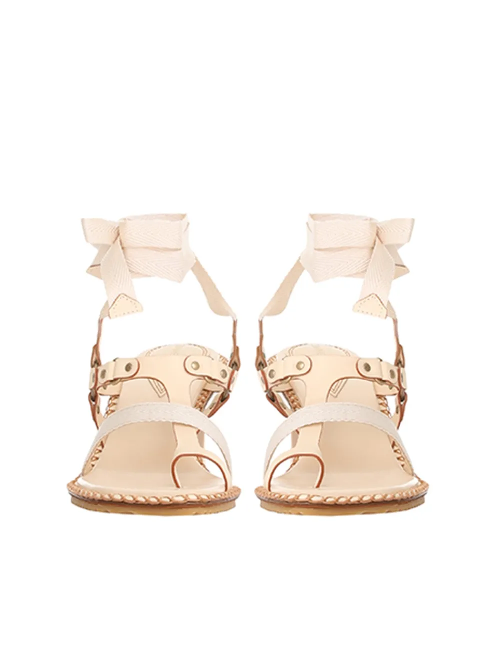 ZIMMERMANN Toe Thong Bow Sandal 65-Women Heels