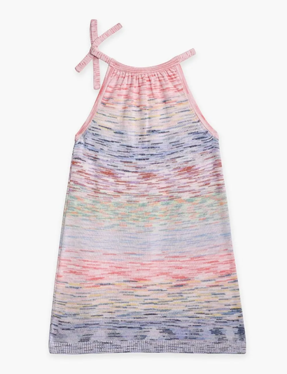 ZIMMERMANN Raie Marl Tie-Neck Dress-Women Clothing