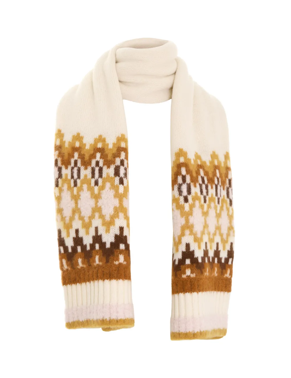 ZIMMERMANN Luminosity Fair Isle Scarf-Women Accessories