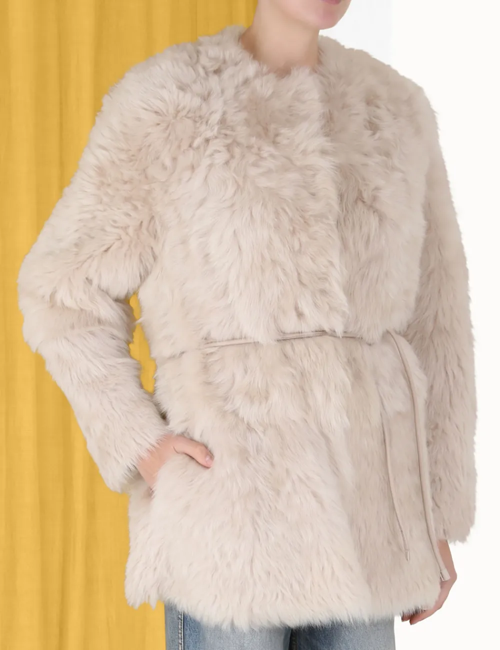 ZIMMERMANN Luminosity Shearling Jacket-Women Clothing