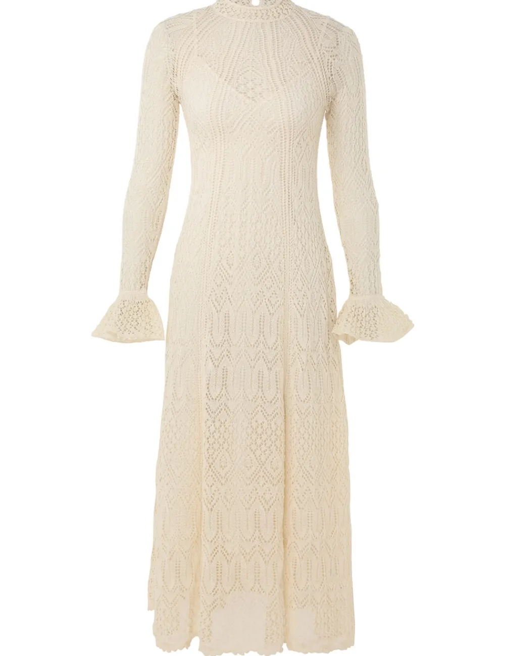 ZIMMERMANN August Lace Knit Dress-Women Clothing