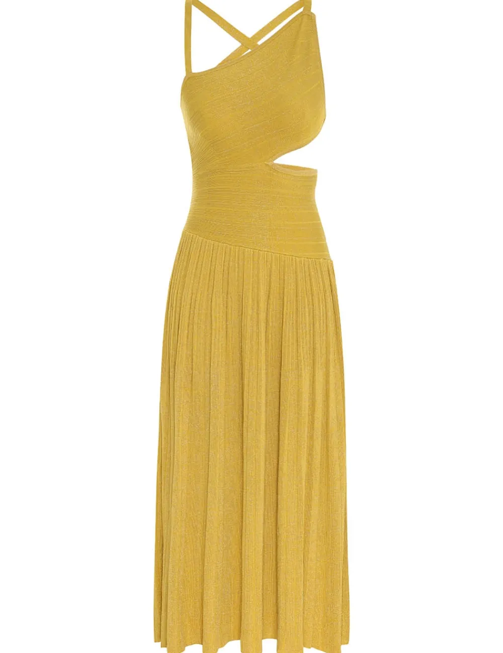 ZIMMERMANN Devi Lurex Midi Dress-Women Dresses & Coverups