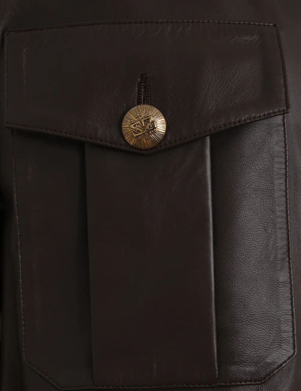 ZIMMERMANN Luminosity Leather Shirt-Women Clothing