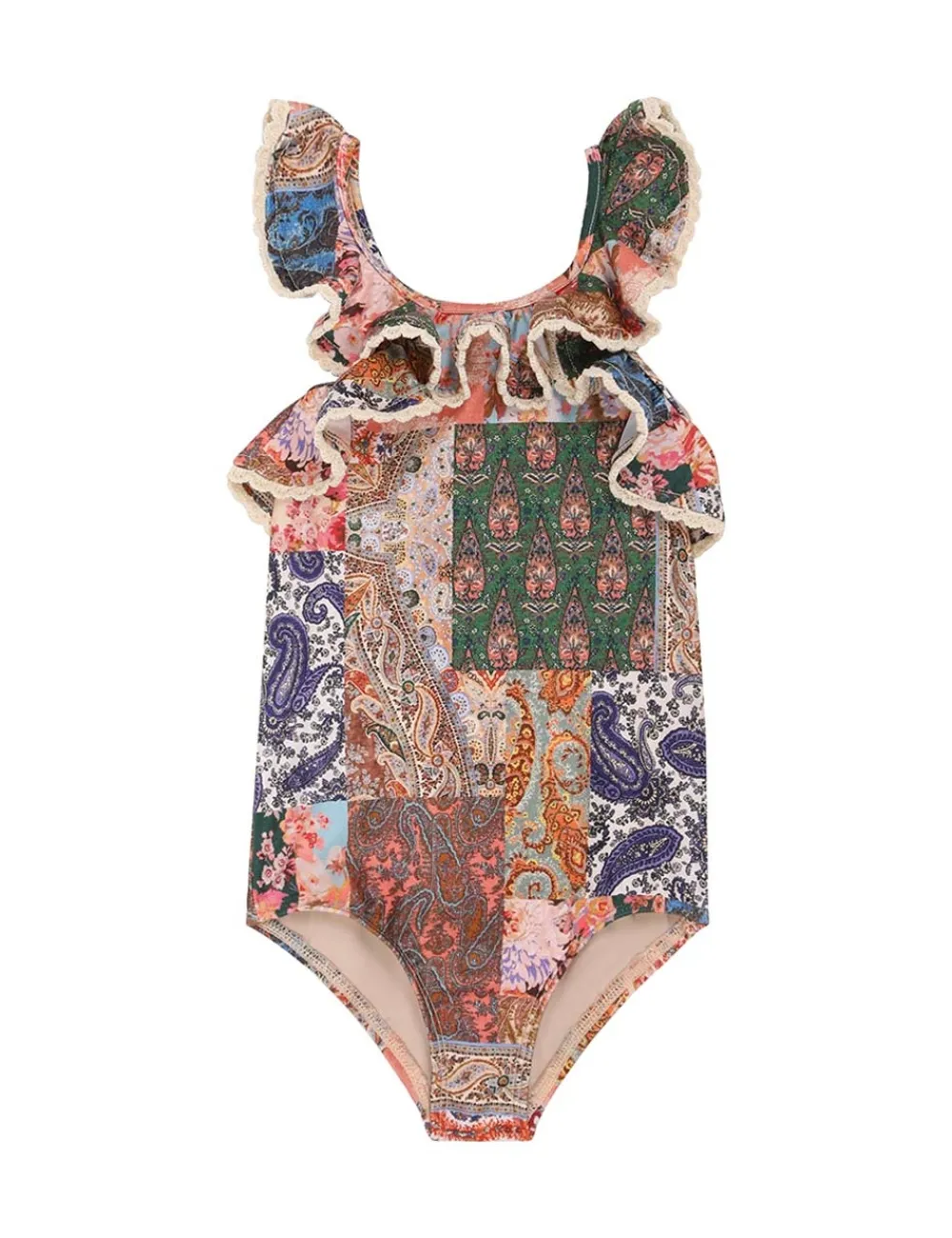 ZIMMERMANN Devi Trim Frill 1Pc-Women Swimwear