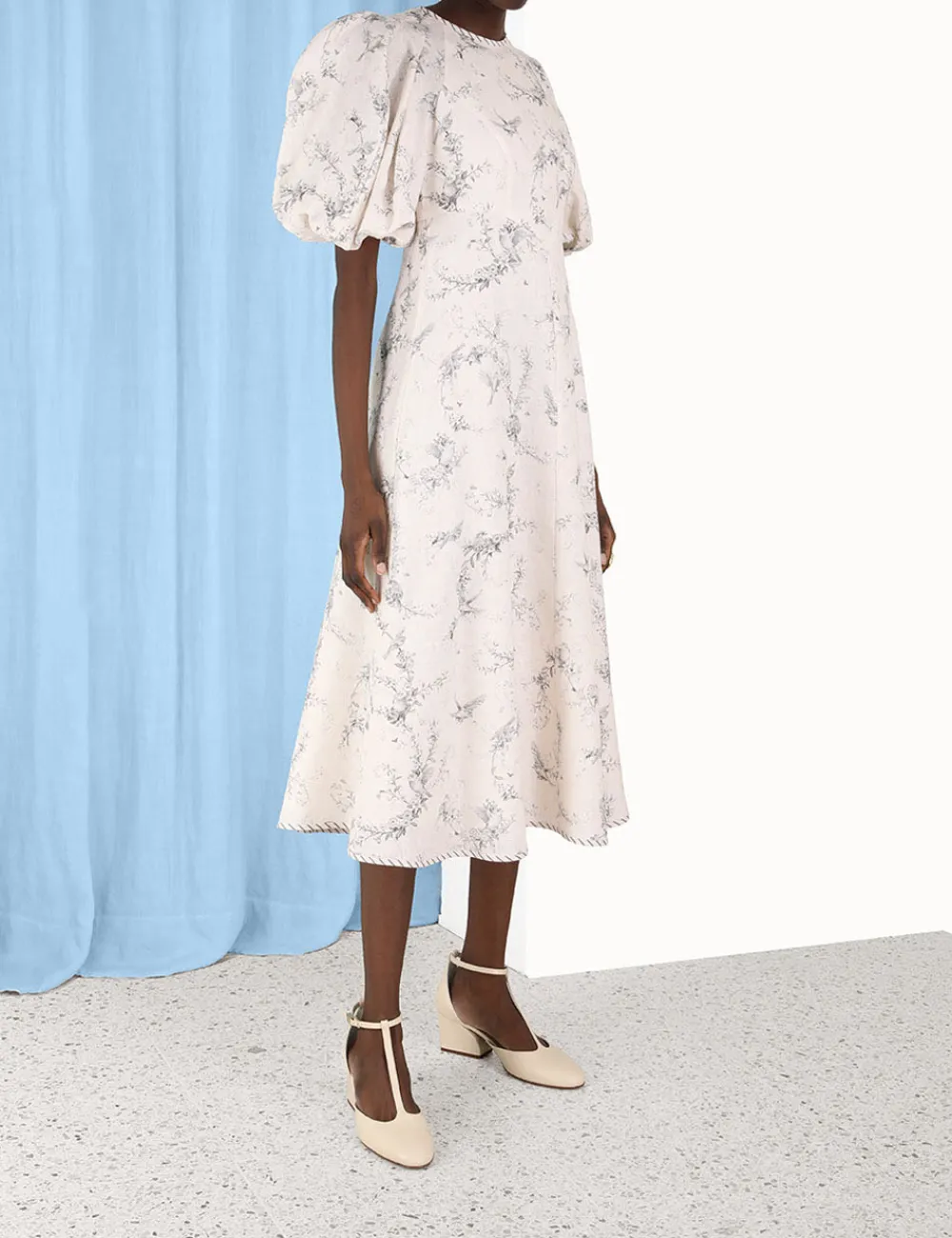 ZIMMERMANN Day Midi Dress-Women Dresses
