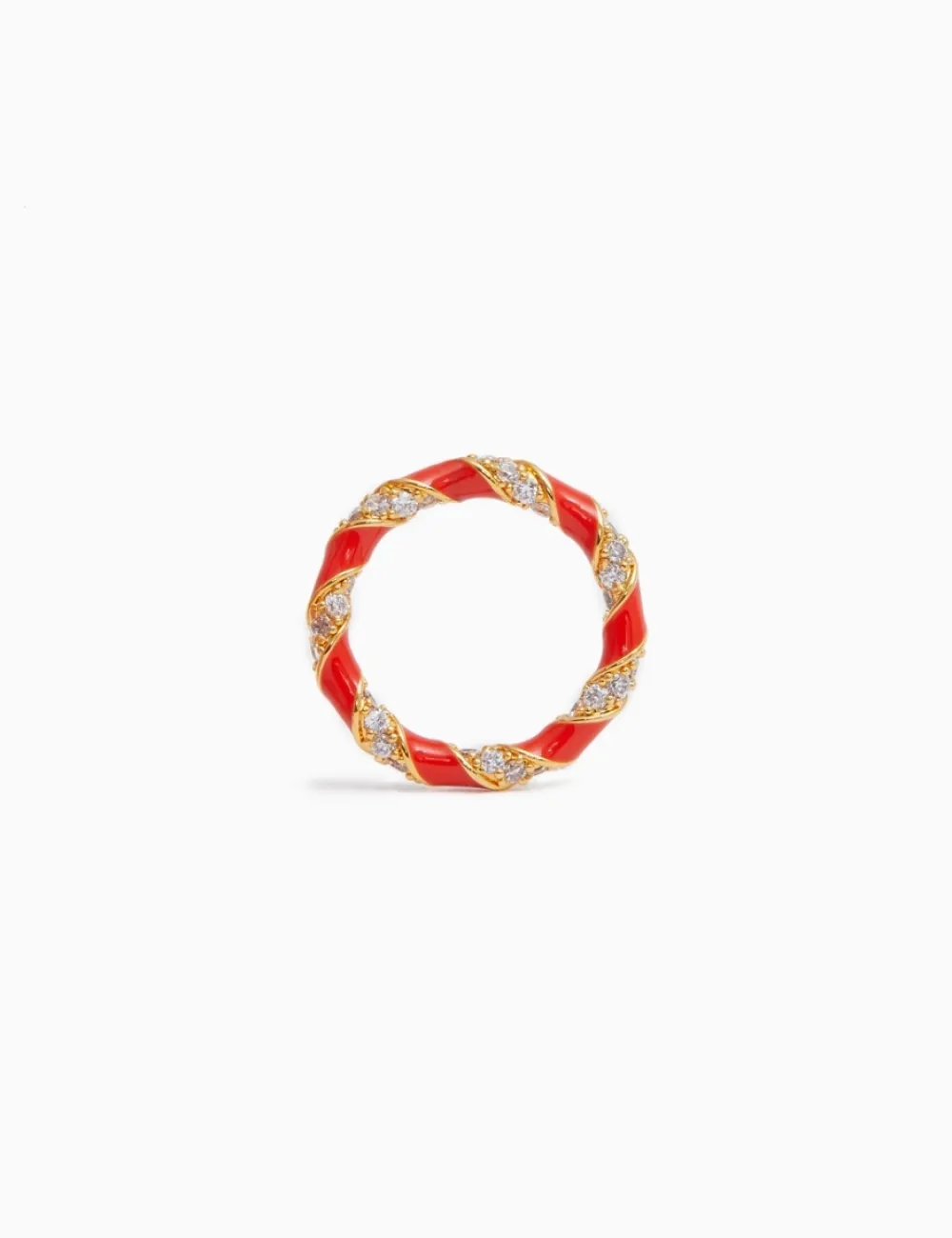 ZIMMERMANN Candy Stripe Pave Ring-Women Jewellery