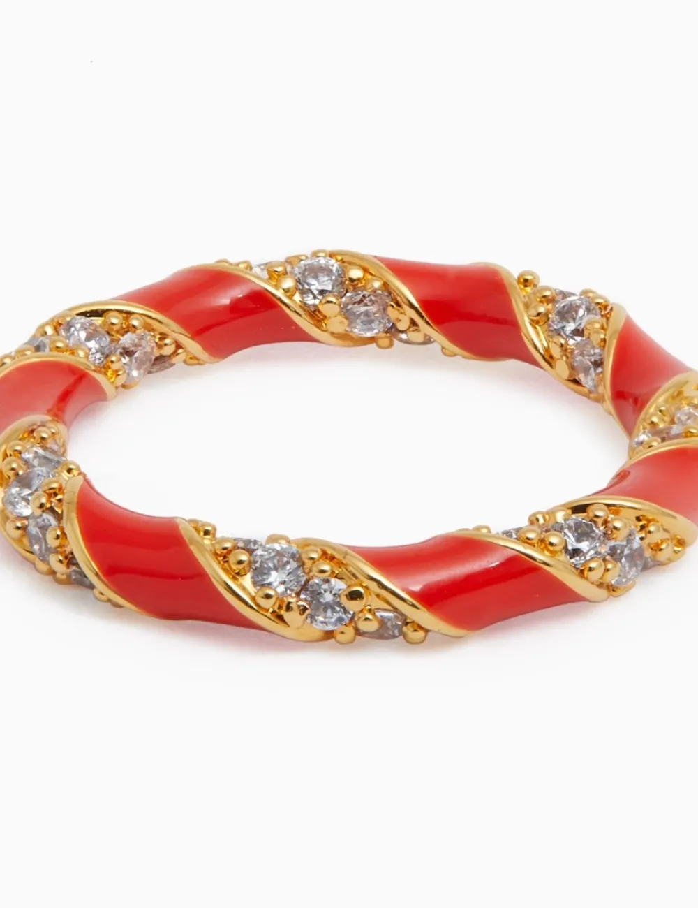 ZIMMERMANN Candy Stripe Pave Ring-Women Jewellery