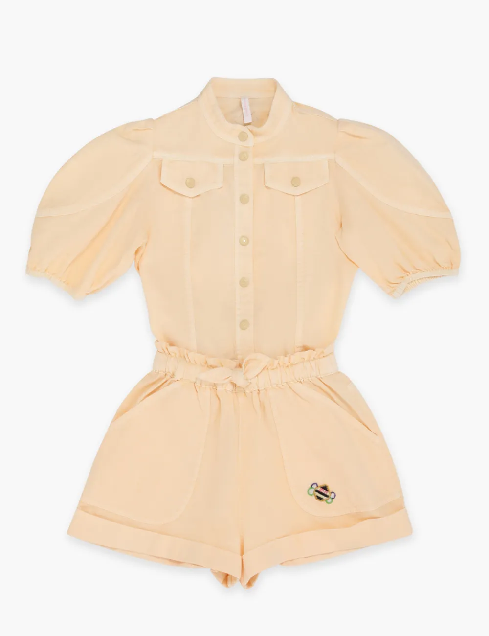 ZIMMERMANN August Utility Denim Short-Women Clothing