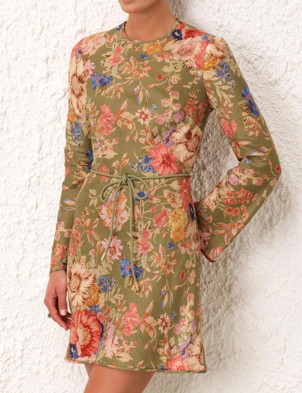 ZIMMERMANN August Bias Mini Dress-Women Clothing