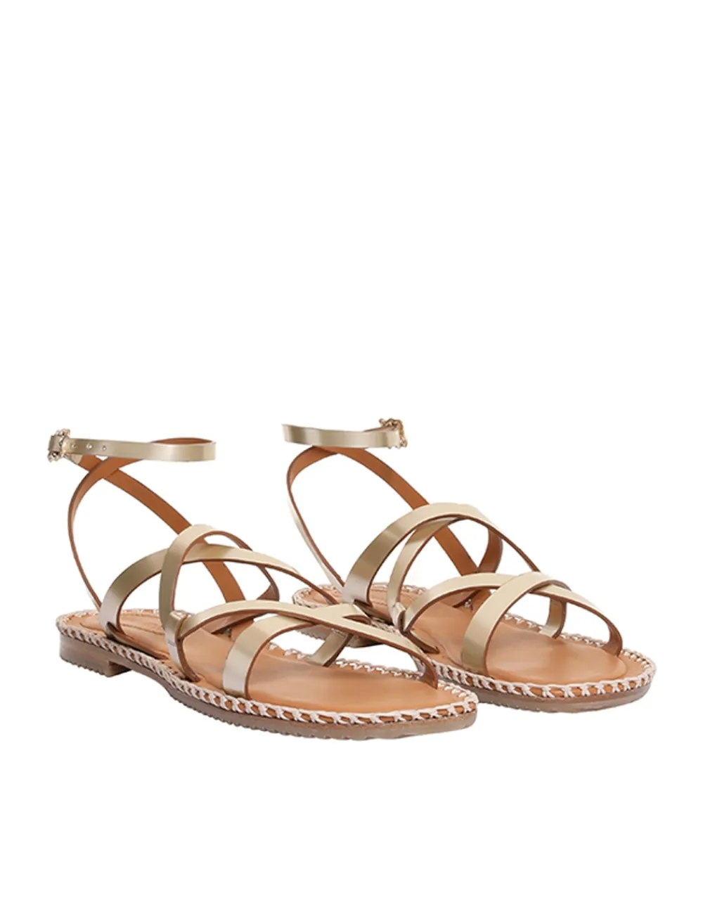 ZIMMERMANN Criss-Cross Sandal-Women Sandals