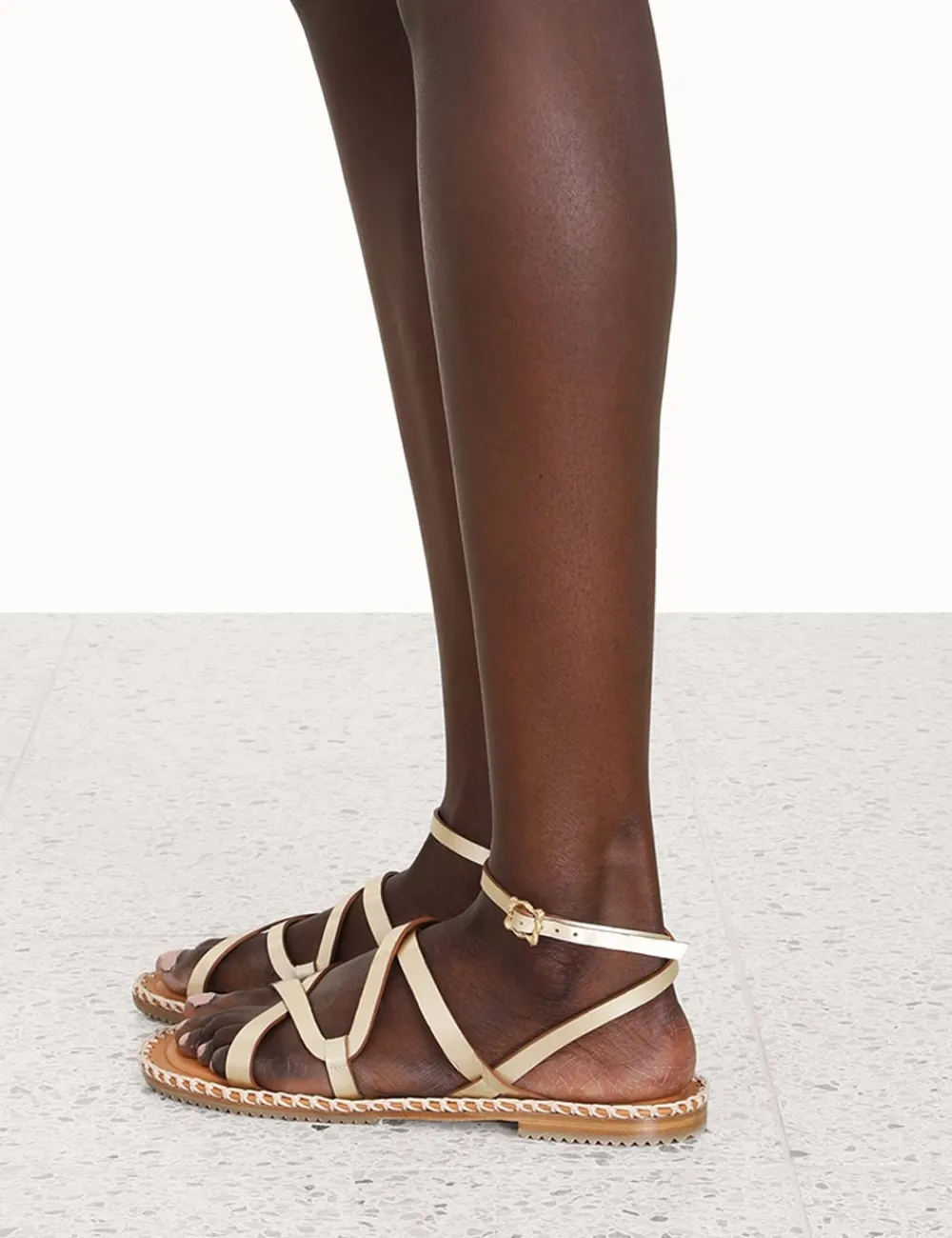 ZIMMERMANN Criss-Cross Sandal-Women Sandals