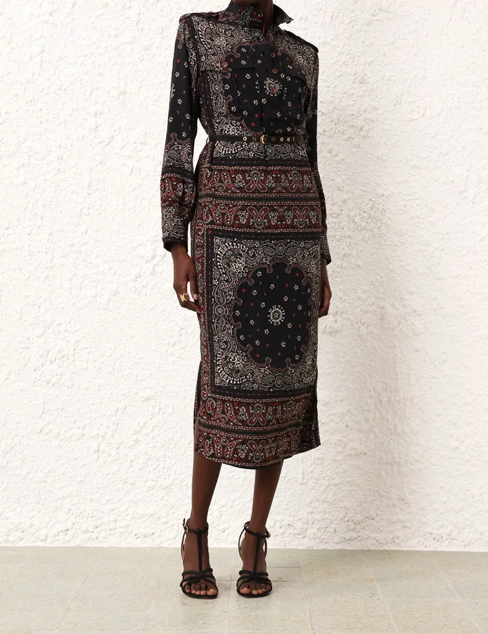 ZIMMERMANN Utility Midi Dress-Women Dresses