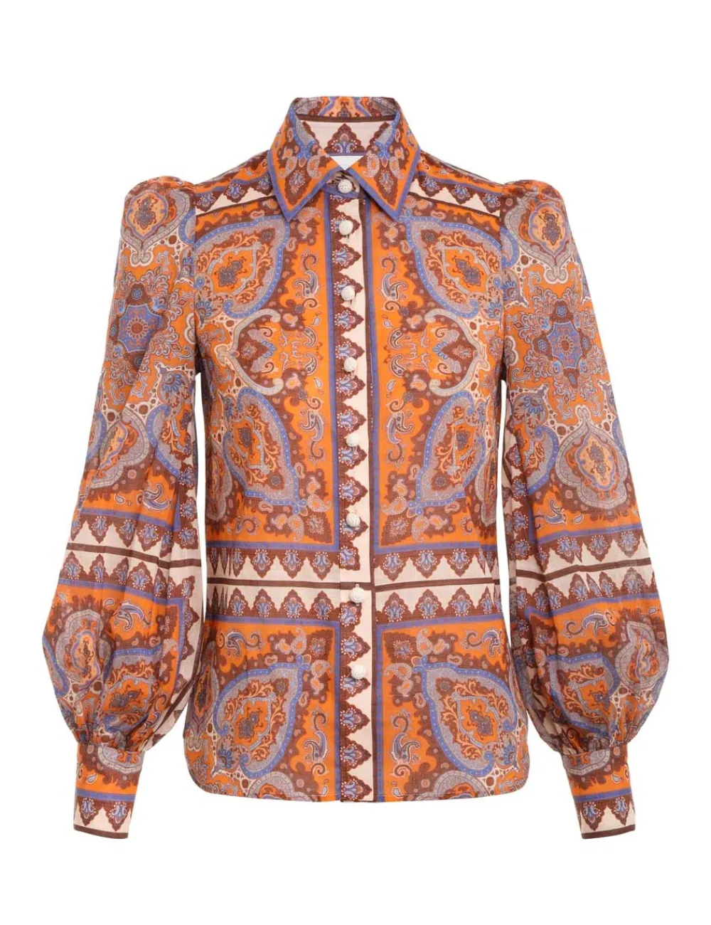 ZIMMERMANN Halcyon Blouson Blouse-Women Clothing