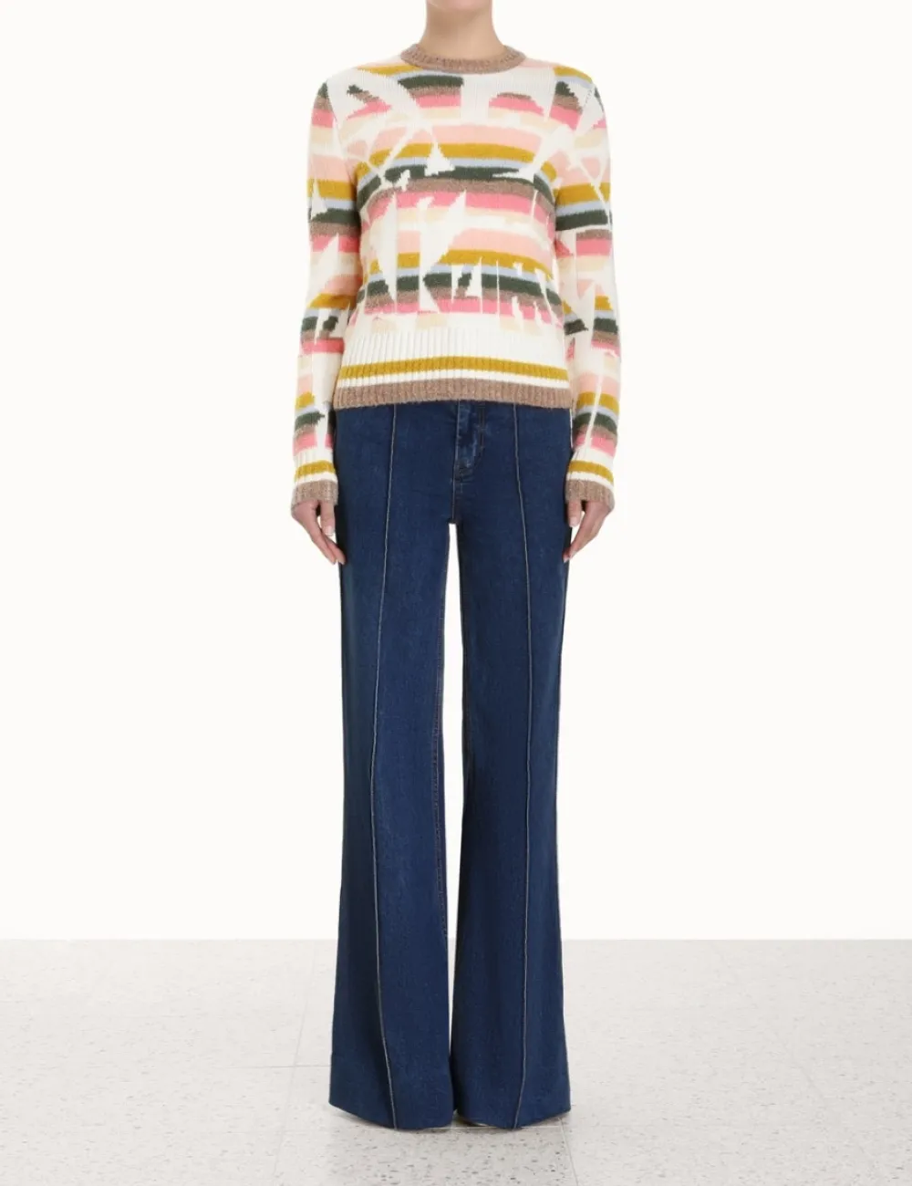 ZIMMERMANN Lyrical Jacquard Sweater-Women Knitwear