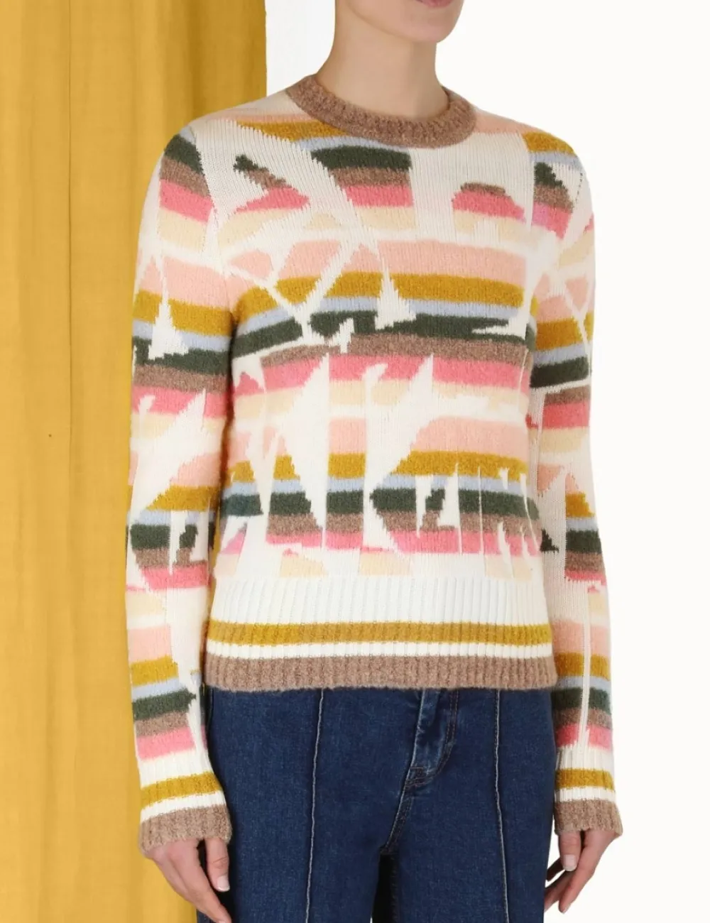 ZIMMERMANN Lyrical Jacquard Sweater-Women Knitwear