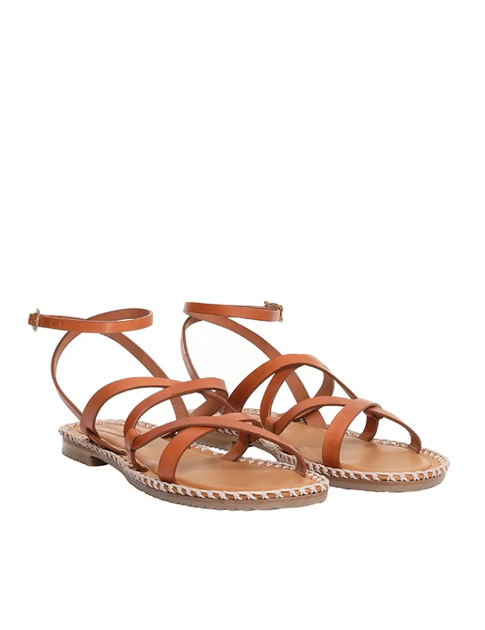ZIMMERMANN Criss-Cross Sandal-Women Shoes