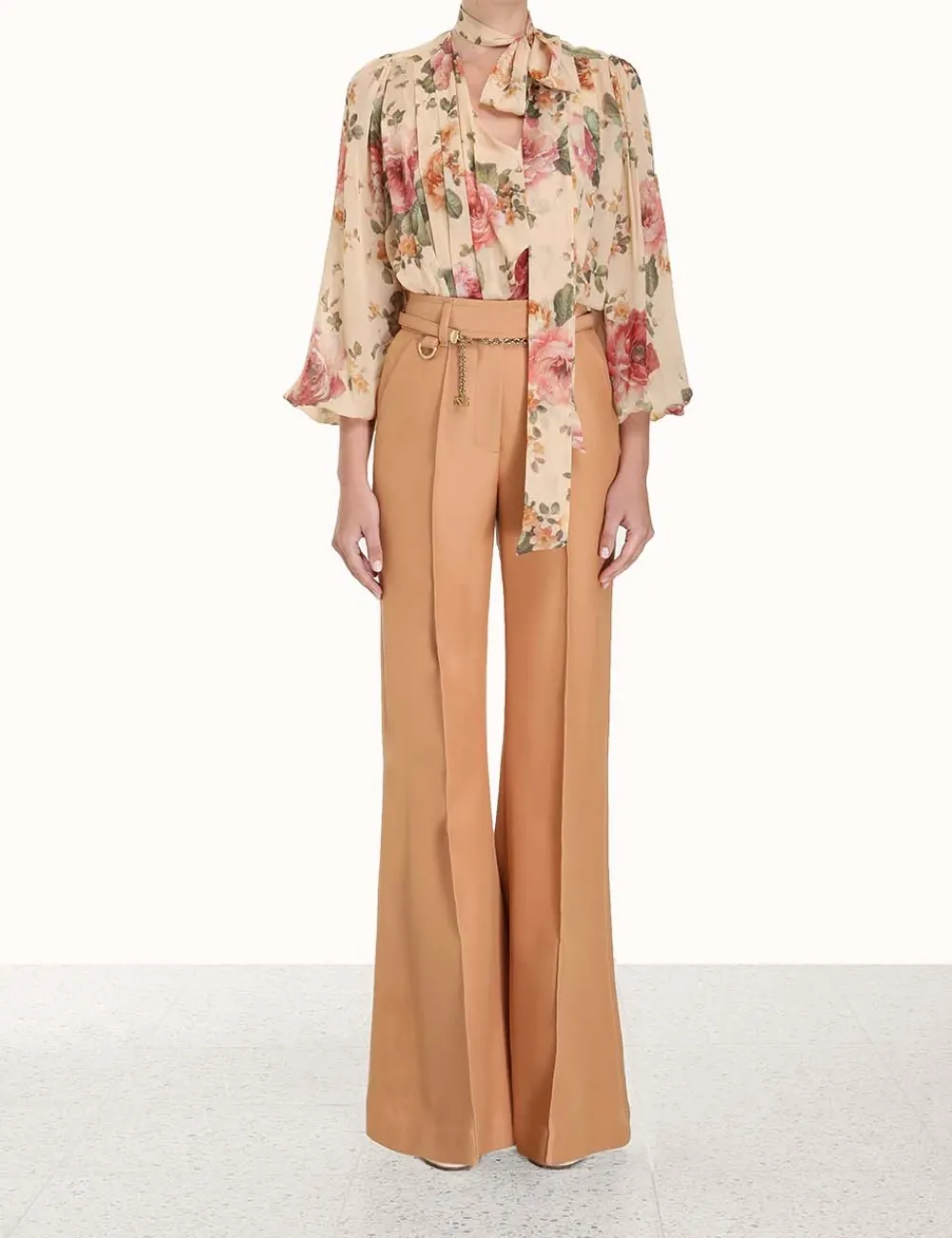 ZIMMERMANN Luminosity Billow Blouse-Women Clothing