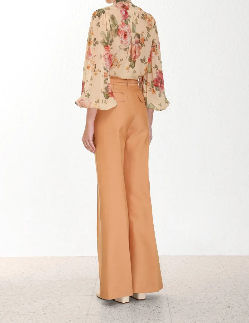 ZIMMERMANN Luminosity Billow Blouse-Women Clothing