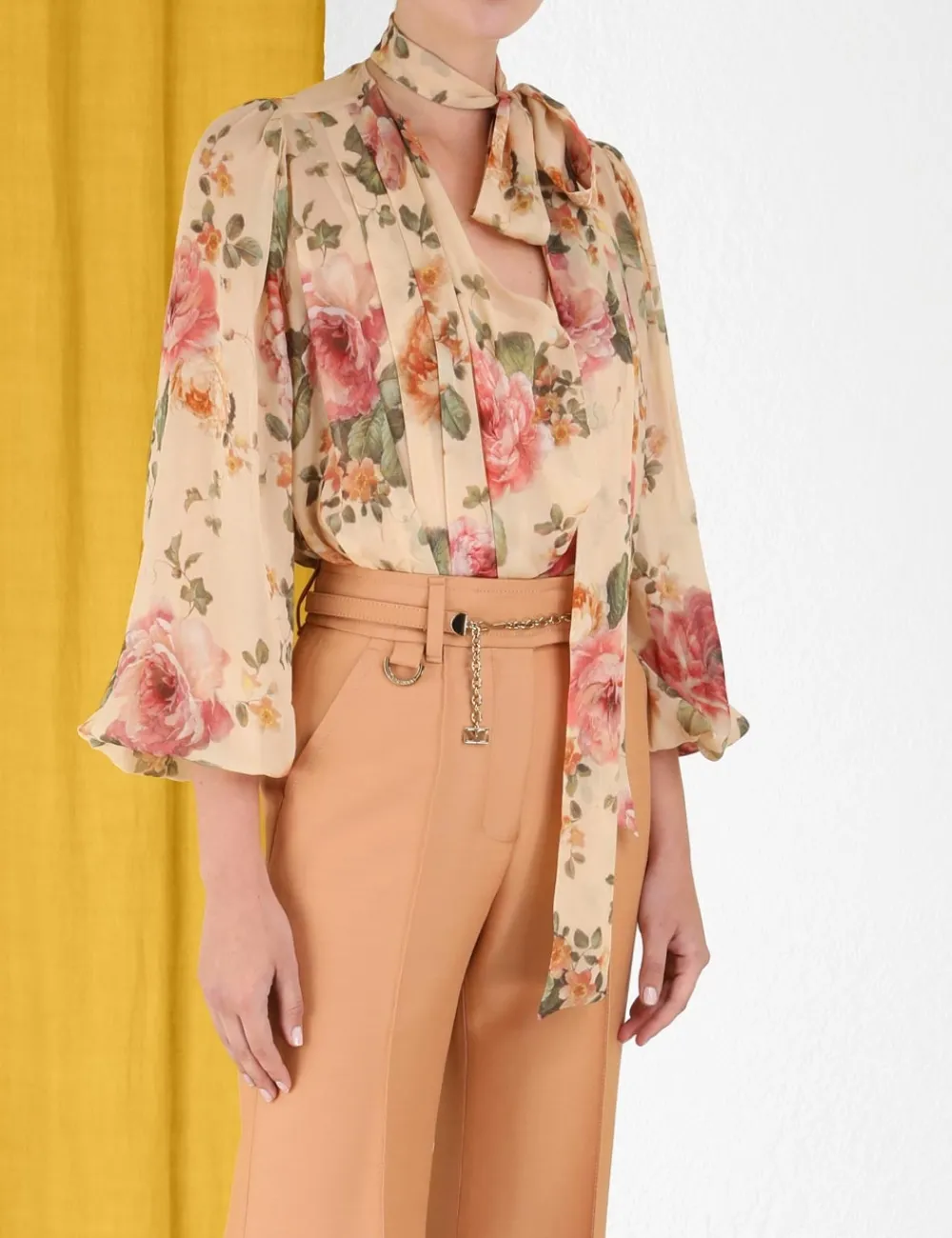 ZIMMERMANN Luminosity Billow Blouse-Women Clothing