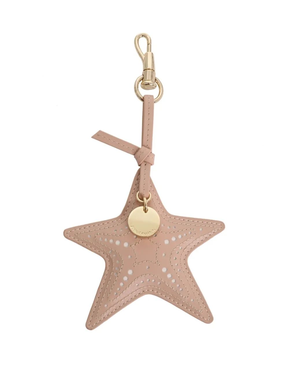ZIMMERMANN Leather Starfish Key Charm-Women Keychains