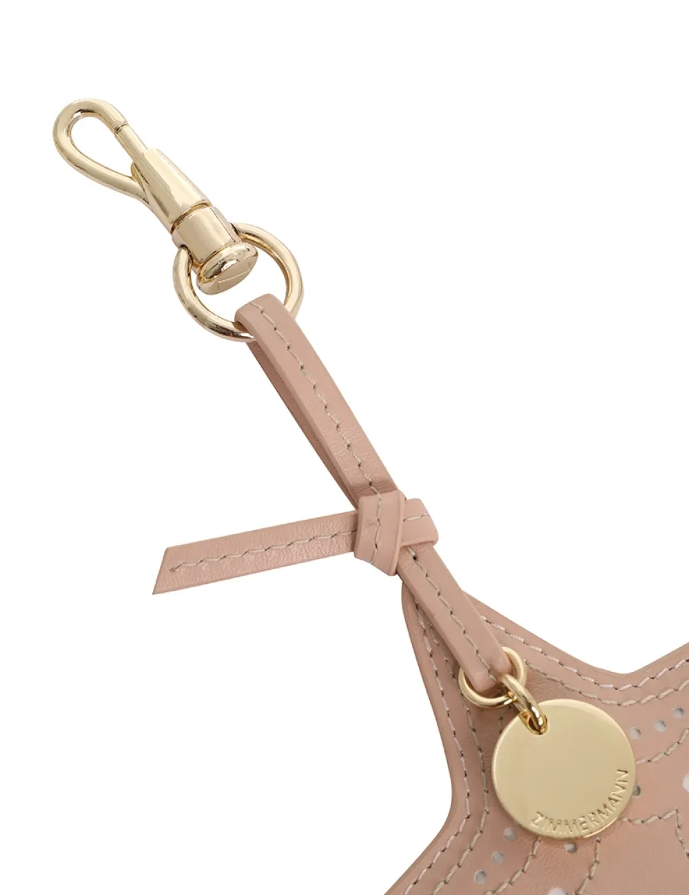 ZIMMERMANN Leather Starfish Key Charm-Women Keychains