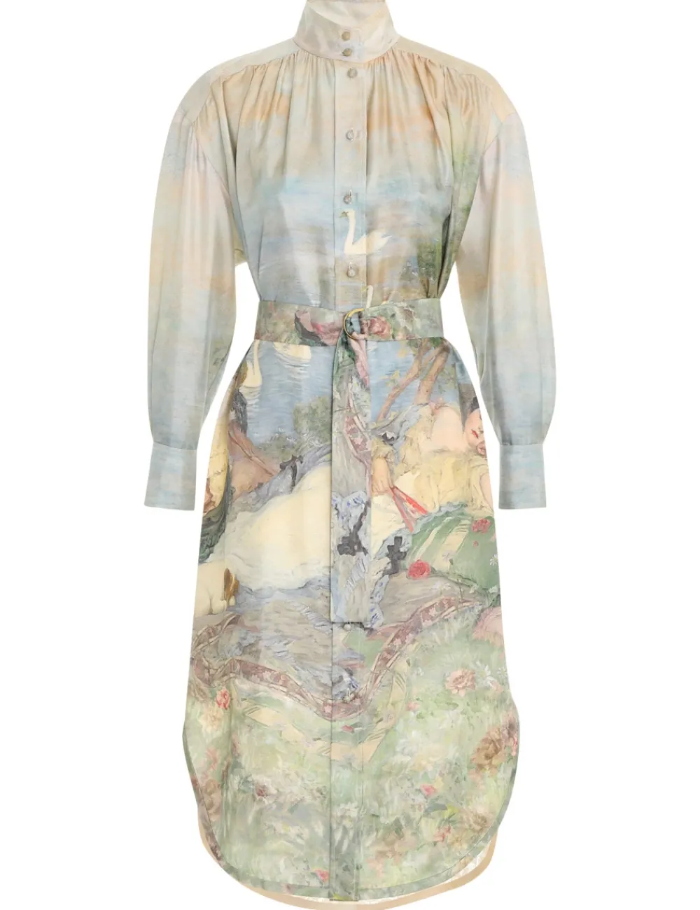 ZIMMERMANN Luminosity Twill Lace Dress-Women Dresses