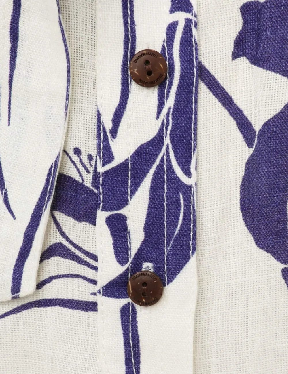 ZIMMERMANN Acadian Cuffed Playsuit-Women Clothing