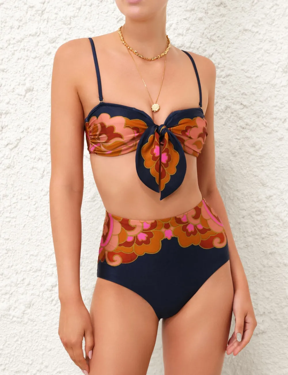 ZIMMERMANN Acadian High Waist Pant-Women Bikinis