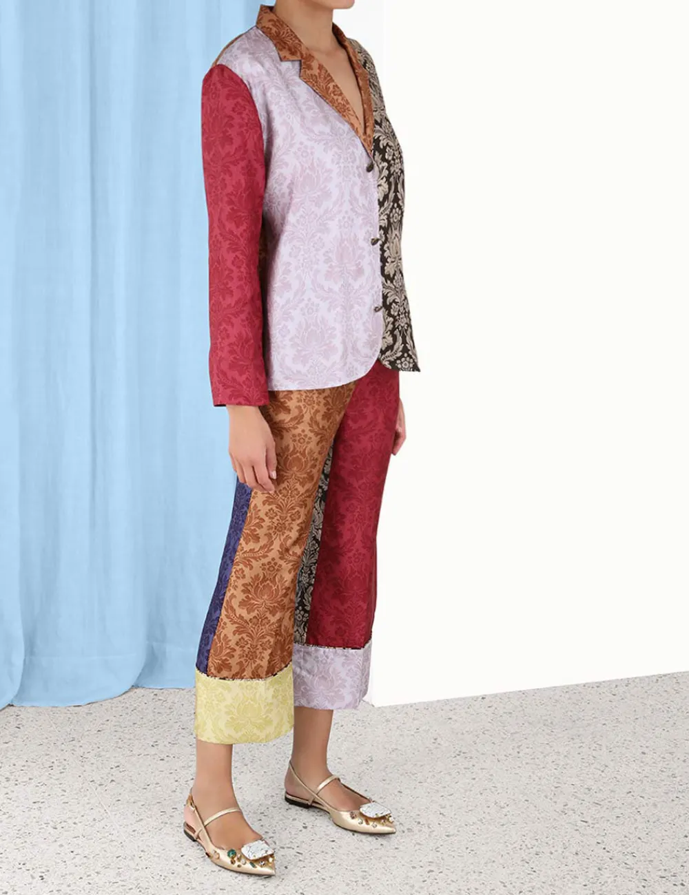 ZIMMERMANN Lyrical Spliced Flare Pant-Women Shorts & Pants