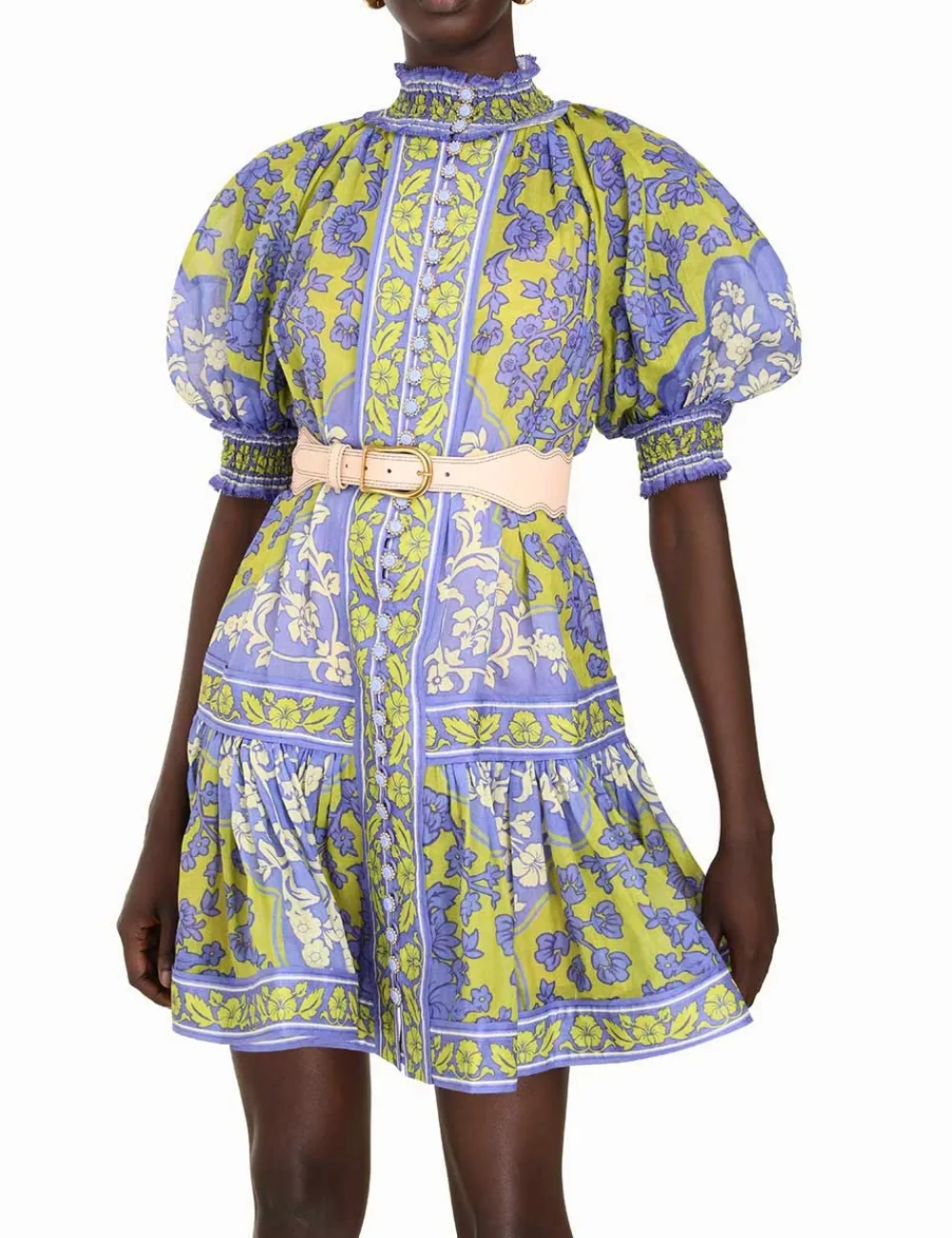 ZIMMERMANN Wave Leather Waist Belt-Women Belts