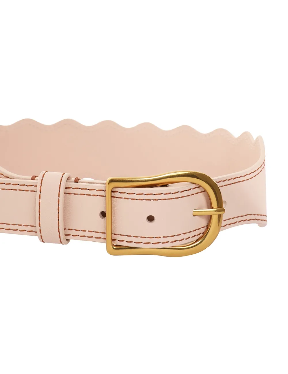 ZIMMERMANN Wave Leather Waist Belt-Women Belts