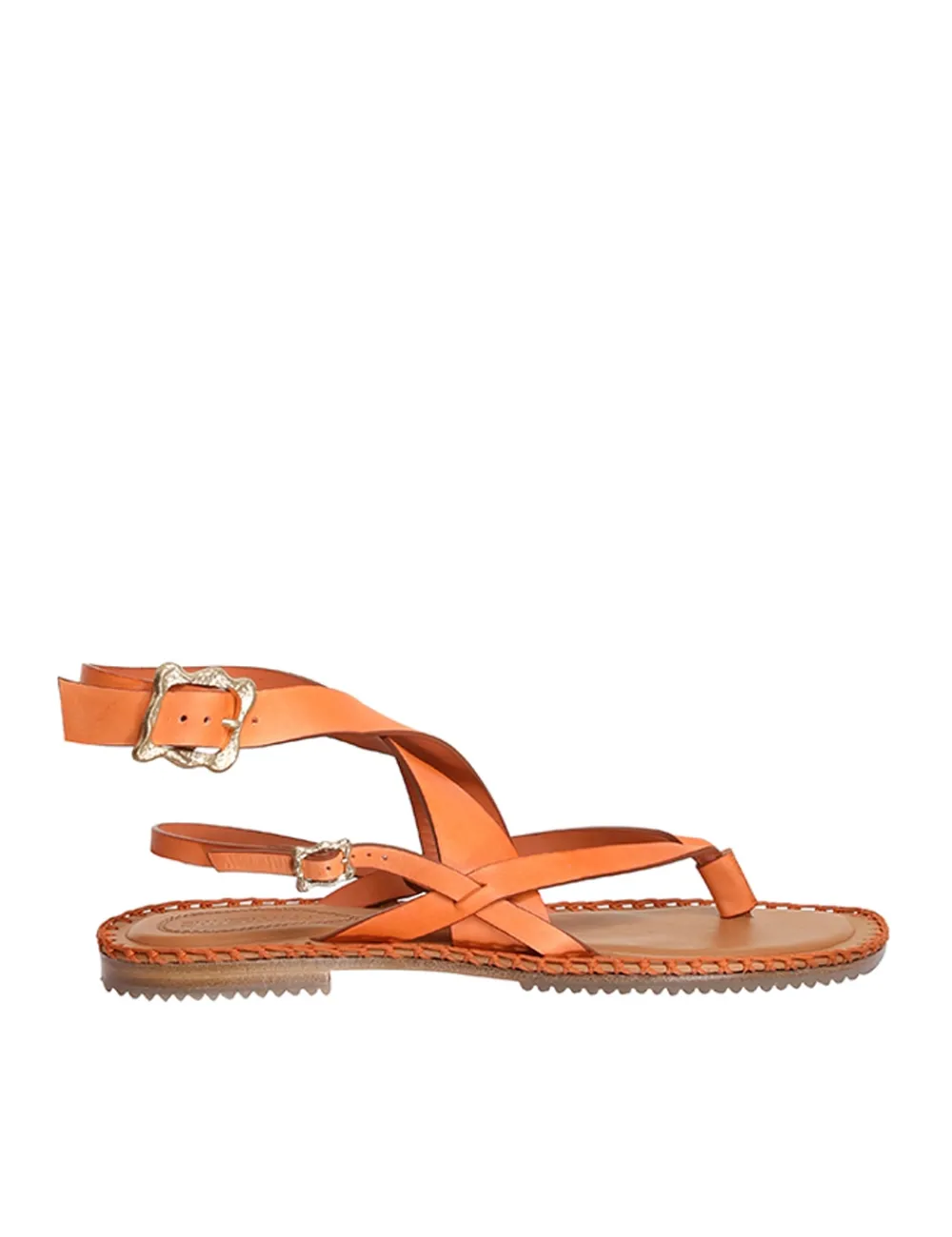 ZIMMERMANN Multi-Strap Sandal Flat-Women Shoes