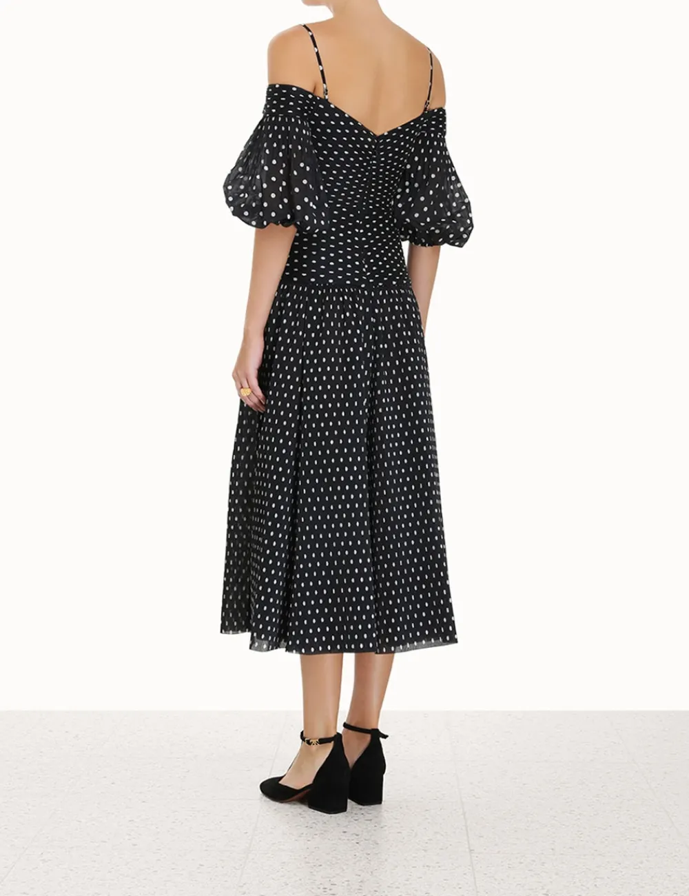 ZIMMERMANN Pleated Midi-Women Luminosity