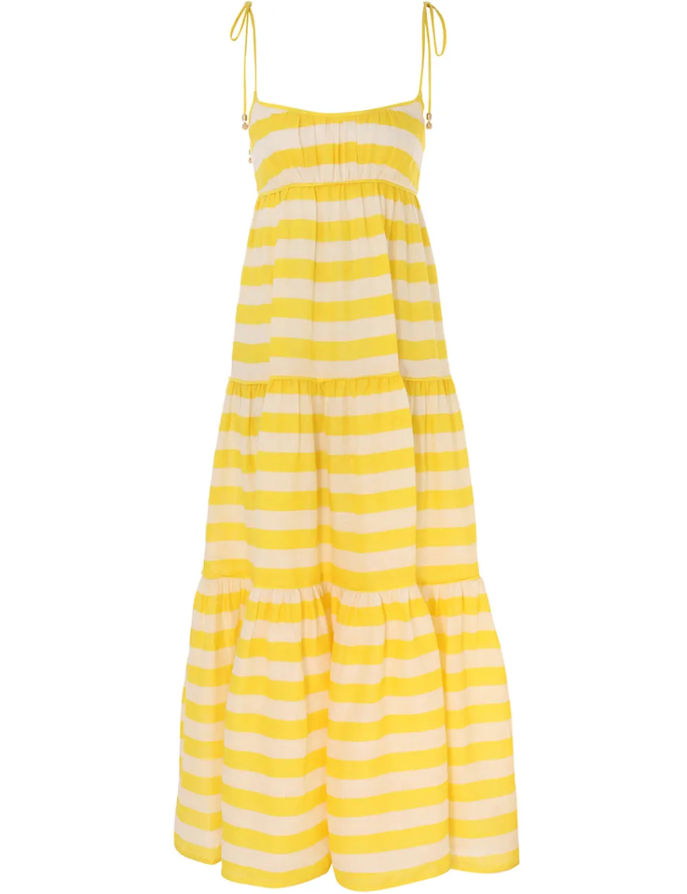 ZIMMERMANN Alight Tie Shoulder Dress-Women Clothing