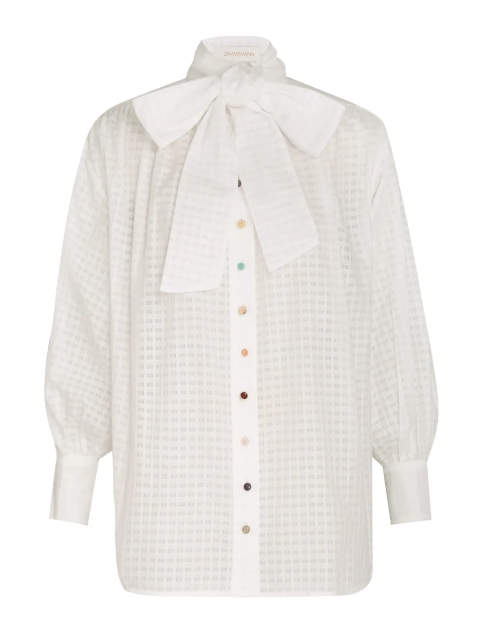 ZIMMERMANN Luminosity Tunic Blouse-Women Clothing