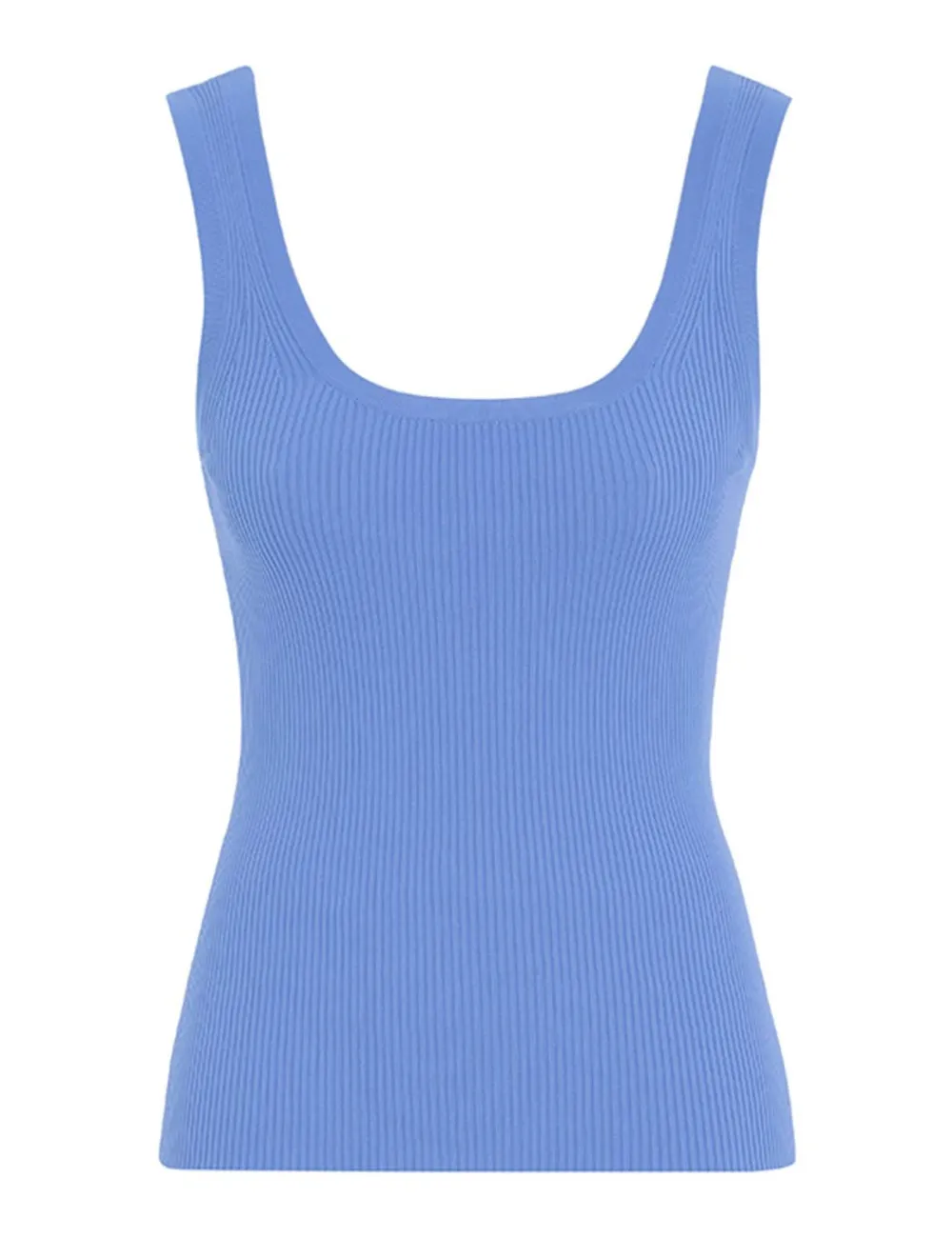 ZIMMERMANN Halcyon Scoop Neck Tank-Women Tops