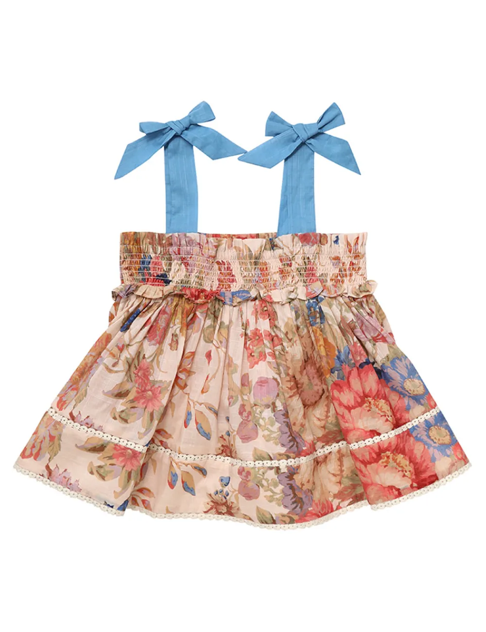 ZIMMERMANN August Shirred Top-Women Clothing