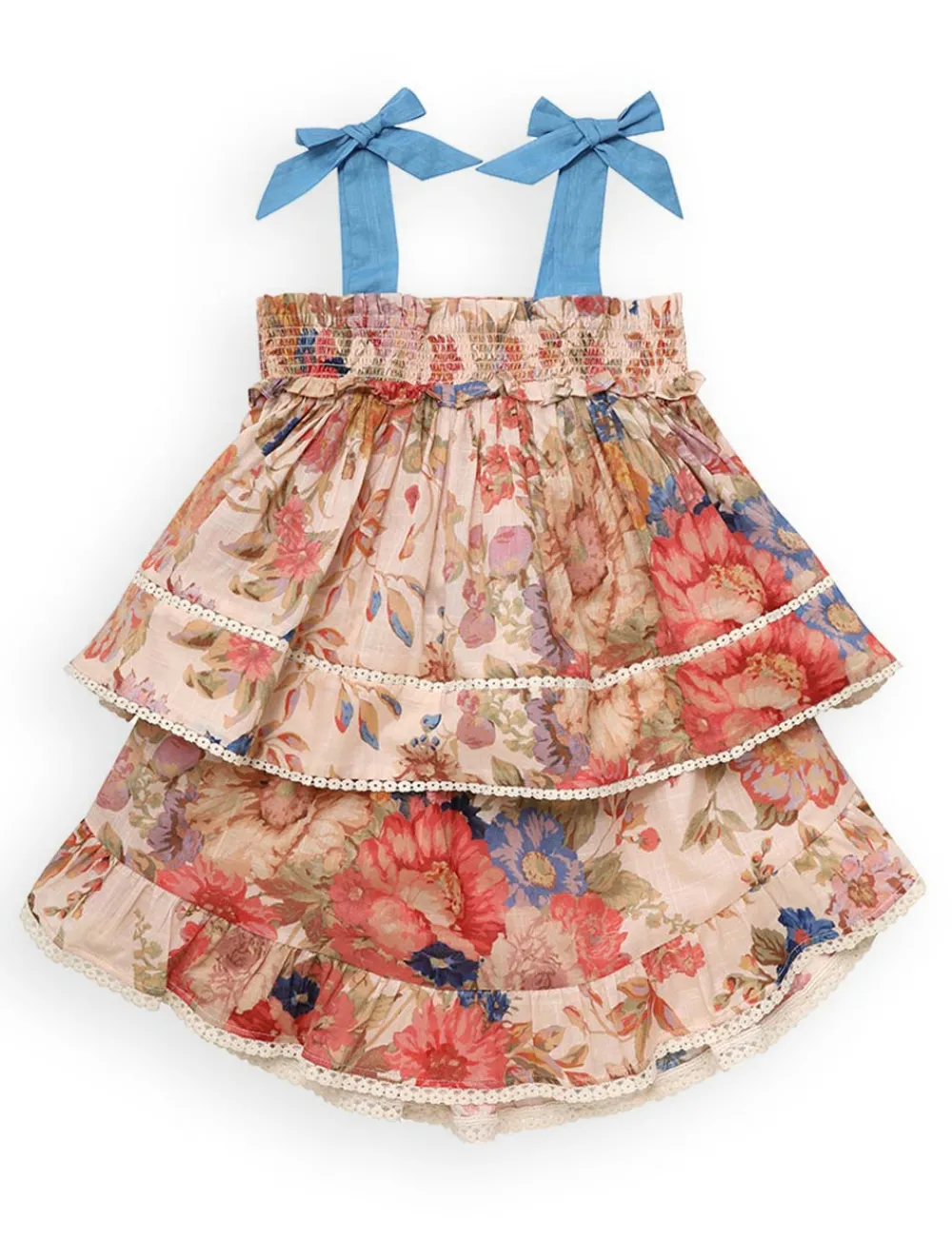 ZIMMERMANN August Shirred Top-Women Clothing