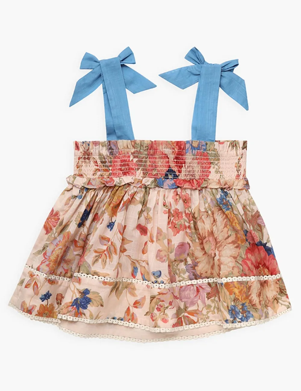 ZIMMERMANN August Shirred Top-Women Clothing