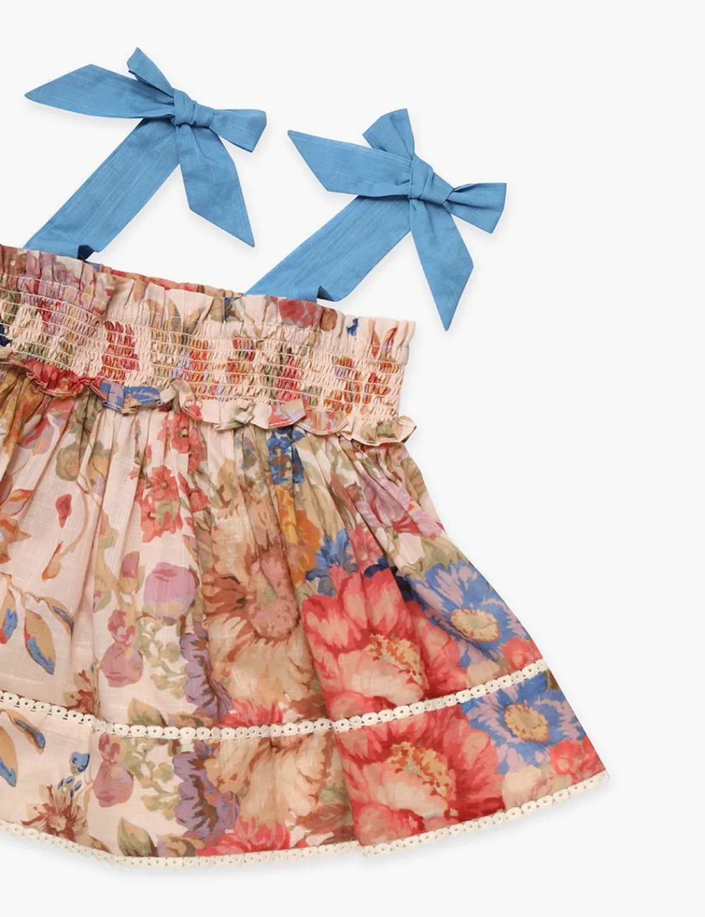 ZIMMERMANN August Shirred Top-Women Clothing