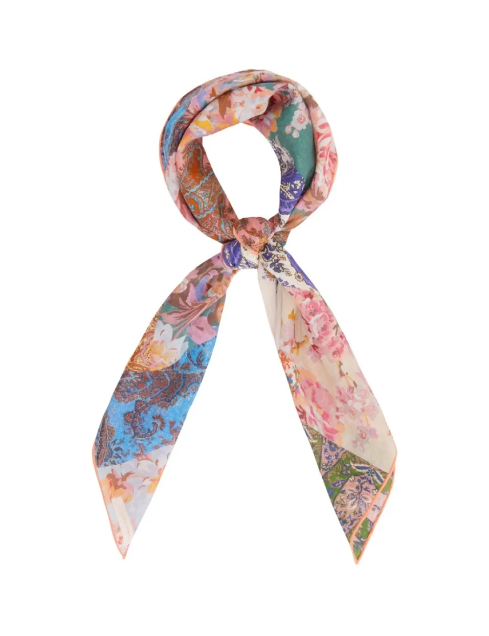 ZIMMERMANN Silk Cotton Square Scarf-Women Accessories
