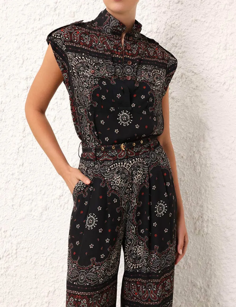 ZIMMERMANN Utility Shirt-Women Clothing