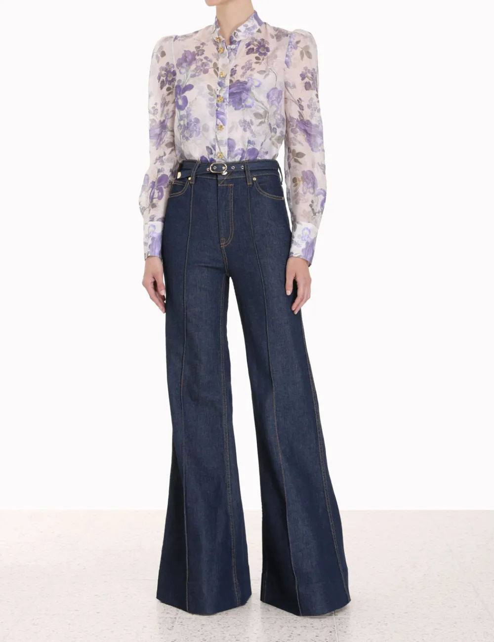 ZIMMERMANN Wide Leg Jean-Women Denim