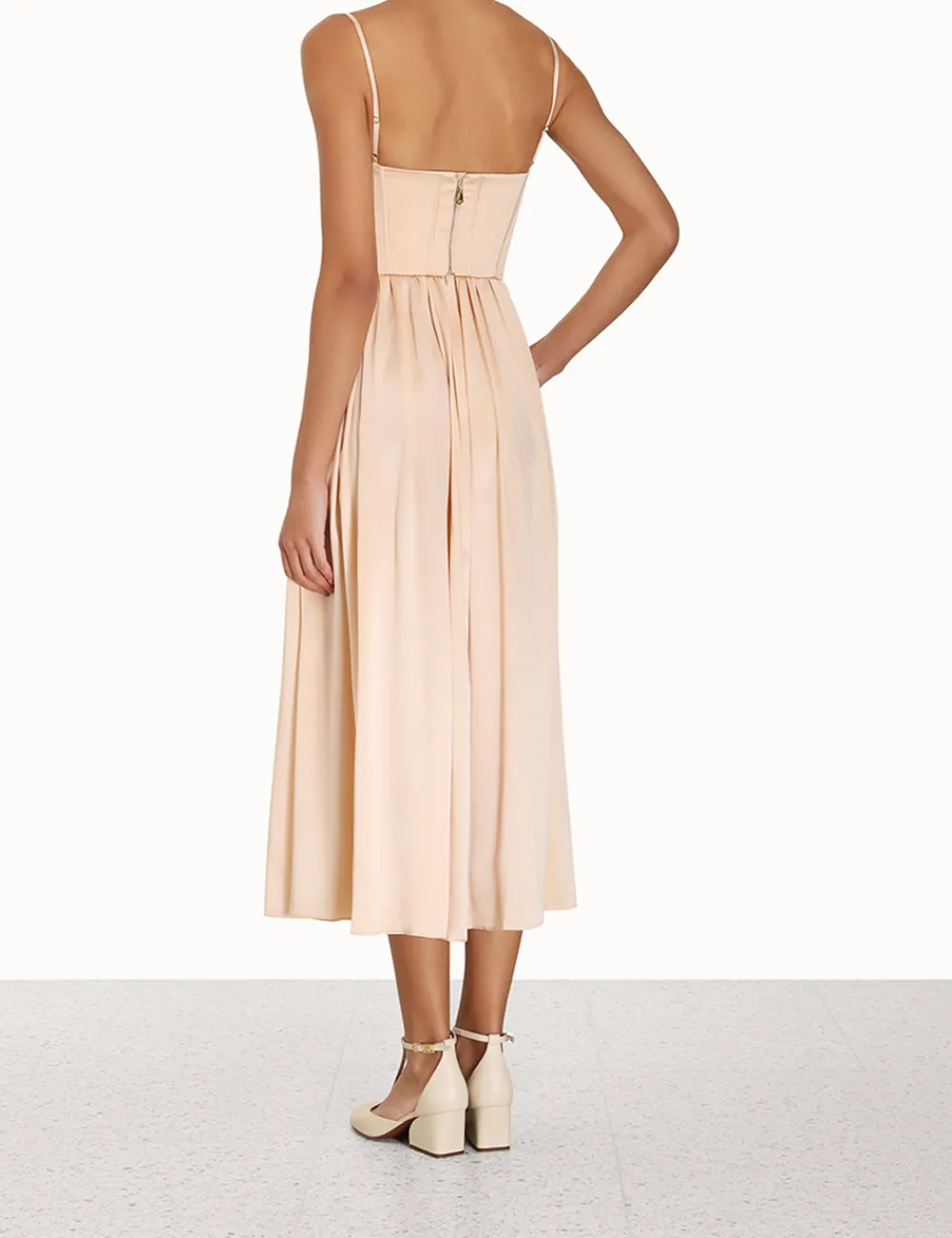 ZIMMERMANN Silk Corset Dress-Women Dresses