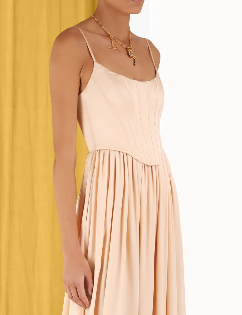 ZIMMERMANN Silk Corset Dress-Women Dresses