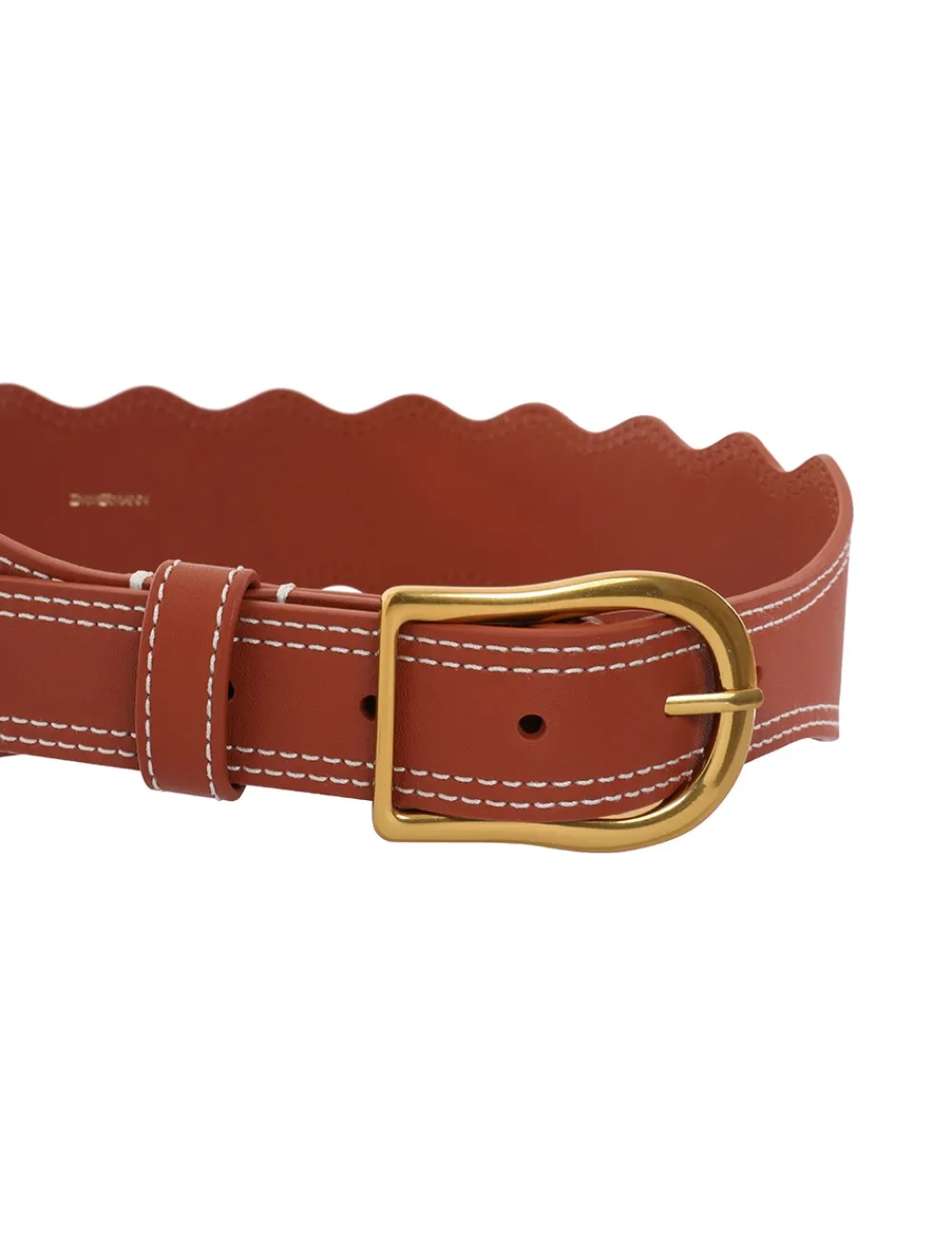 ZIMMERMANN Wave Leather Waist Belt-Women Accessories