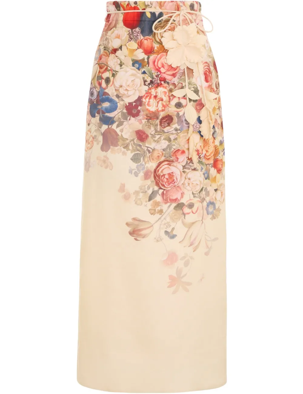 ZIMMERMANN Luminosity Pencil Midi Skirt-Women Luminosity