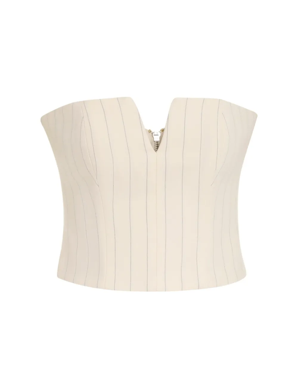 ZIMMERMANN Luminosity Pinstripe Bustier-Women Clothing