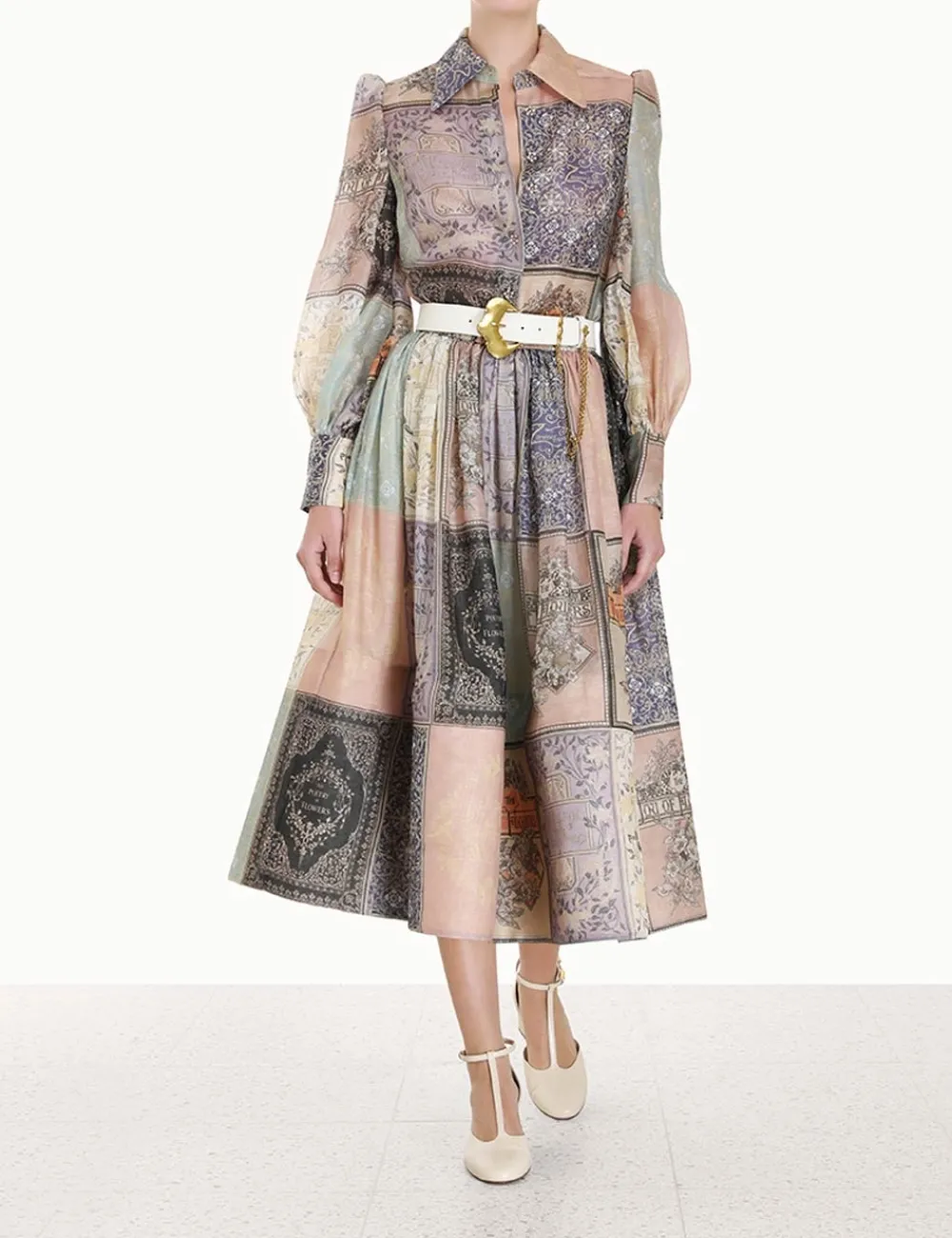 ZIMMERMANN Lyrical Book Print Blouse-Women Luminosity