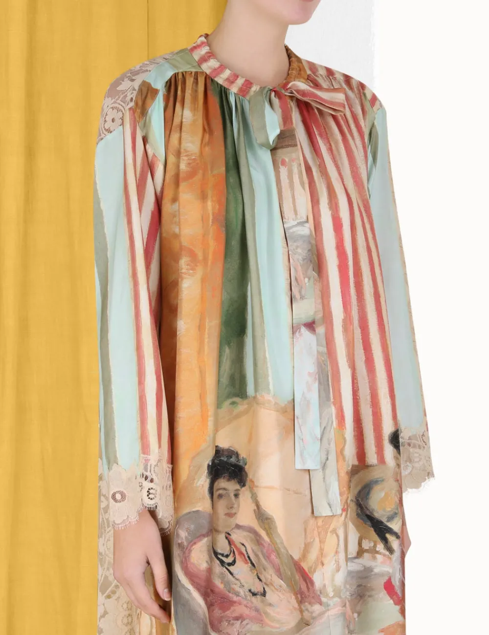 ZIMMERMANN Luminosity Lace Back Midi-Women Form & Light